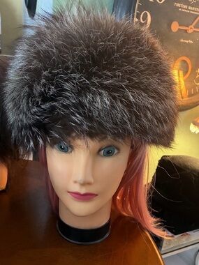 Silver Fox fur hat